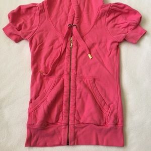 JUICY COUTURE SHORT SLEEVE SWEATSHIRT